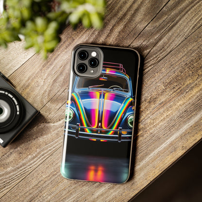 iPhone Case | Colorful Journeys: Psychedelic VW Bug iPhone Tough Case