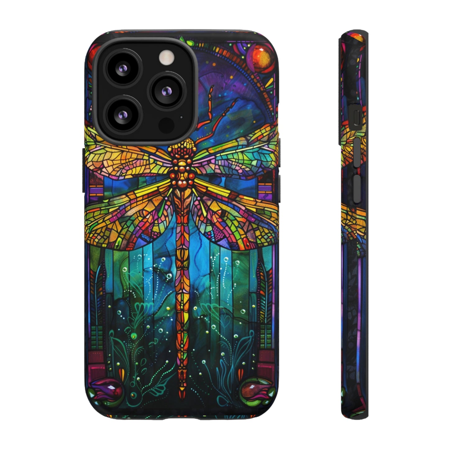 Art Deco Stained Glass Dragonfly Phone Cover