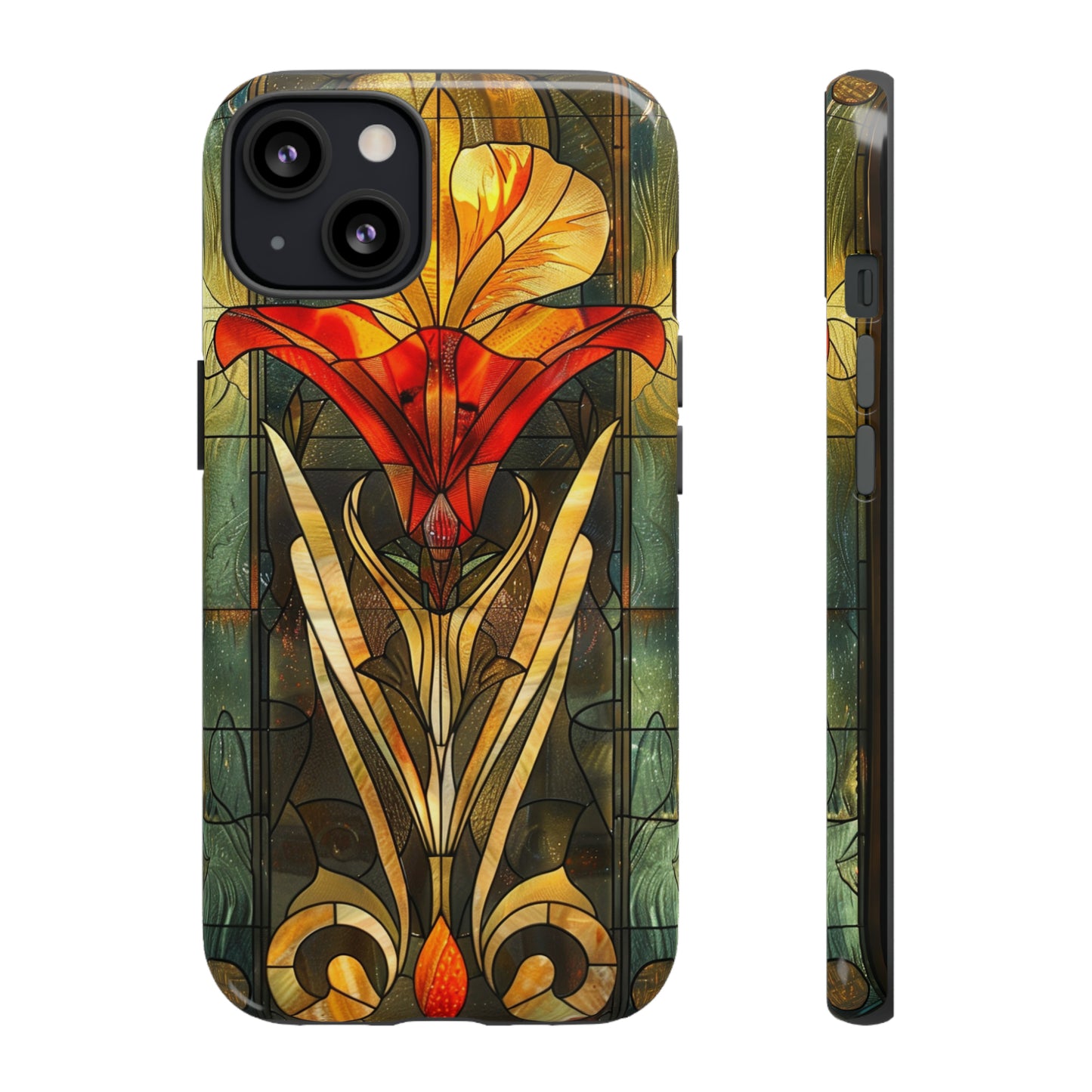 Art Deco Stained Glass floral Phone Case