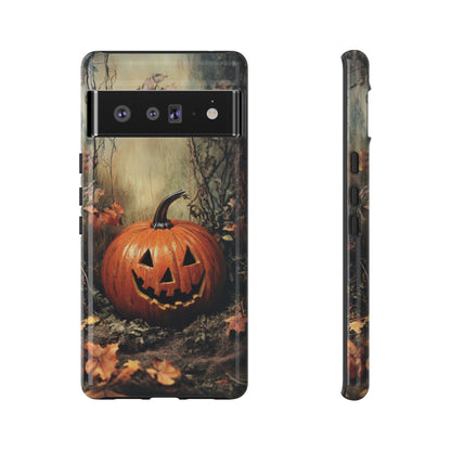 Vintage Style Halloween Jack-o'-Lantern Phone Cover