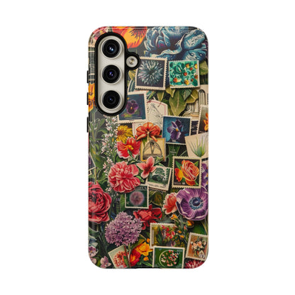 Vintage Floral Stamps Phone Case