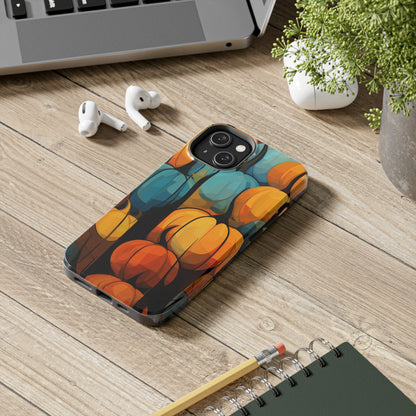 Halloween Fall Pumpkins iPhone Case | Embrace the Spooky Autumn Vibes