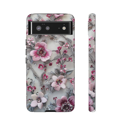 Coquette Aesthetic Floral Art iPhone 12 Case