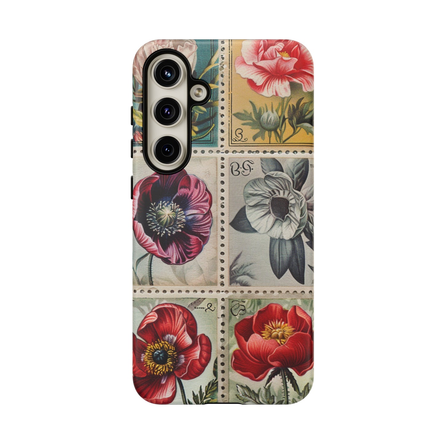 Vintage Floral Stamps Phone Case