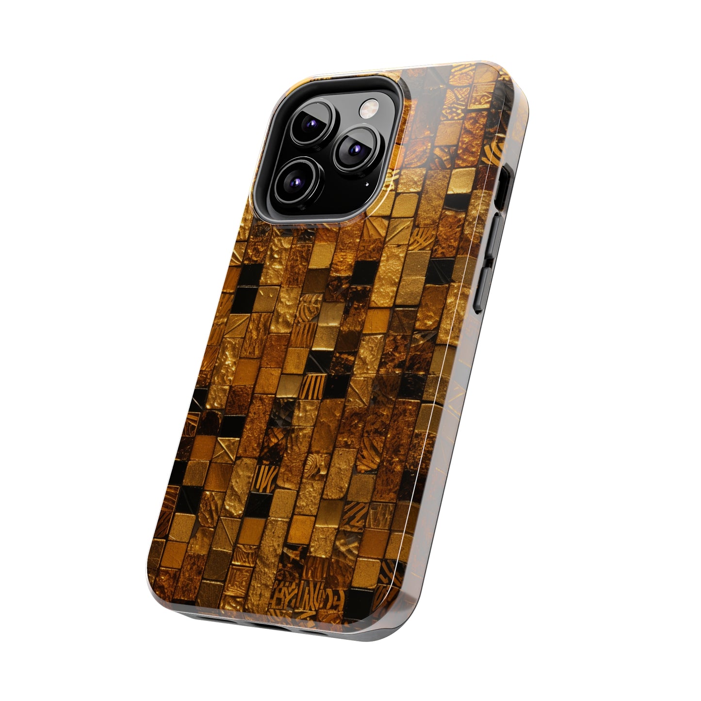 Golden Tile iPhone Case | Add Glamour and Elegance to Your Device