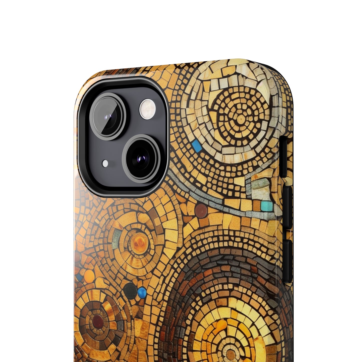 Golden Spiral Tile iPhone Case | Add Glamour and Elegance to Your Device