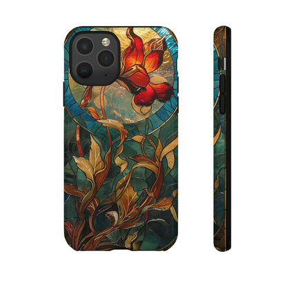 Art Nouveau Floral Full Moon Phone Case