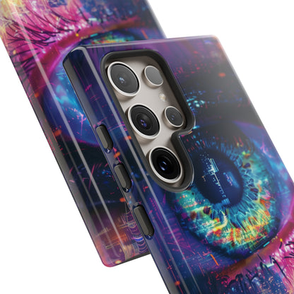 Eye of the Beholder Cyberpunk Art Phone Case