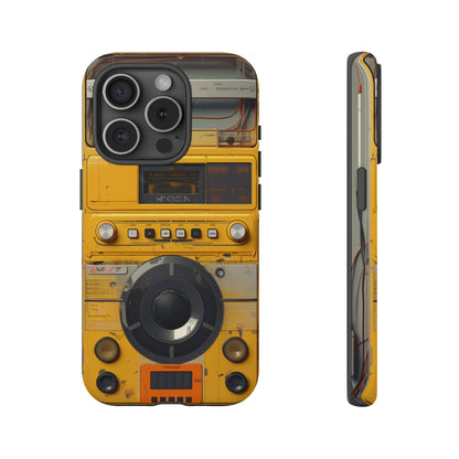 Cyberpunk Techno Gadget Walkman: Premium Phone Tough Case for iPhone, Samsung Galaxy, and Google Pixel