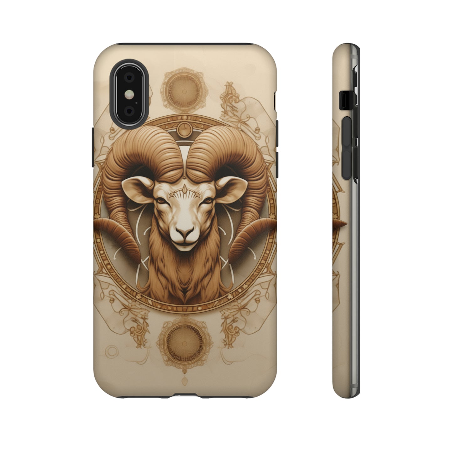 Aries Astrology Stained Glass Phone Case