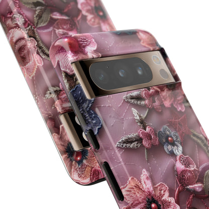 Coquette Aesthetic Floral Art Phone Case