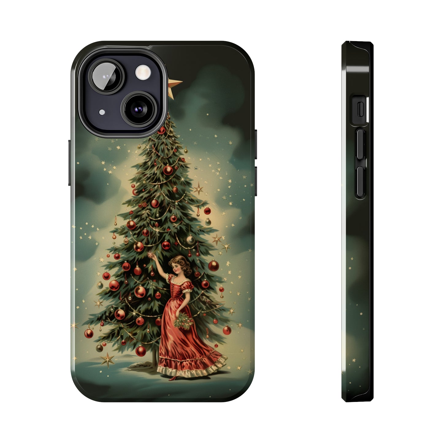 Vintage Christmas Charm Case for iPhone