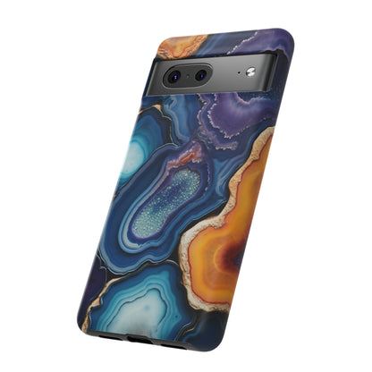 Agate Slice Geode Elegance: Natural Beauty Phone Case