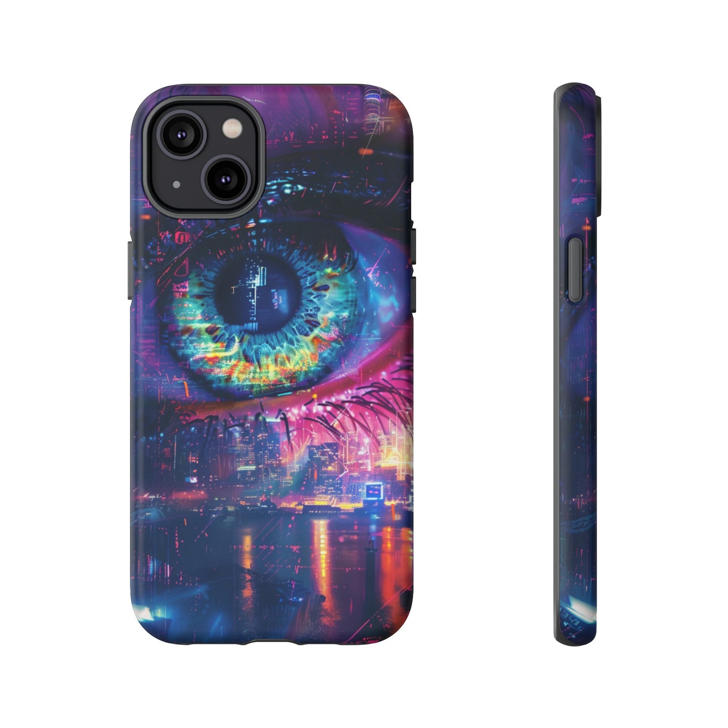 Eye of the Beholder Cyberpunk Art Phone Case