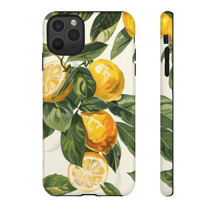 iPhone XR cases with lemon tile art case