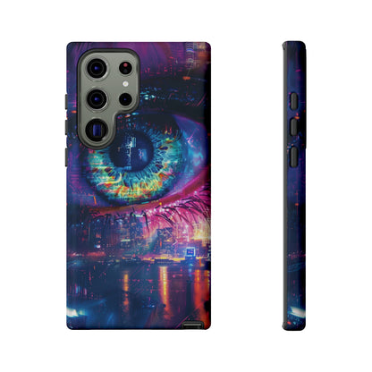 Eye of the Beholder Cyberpunk Art Phone Case