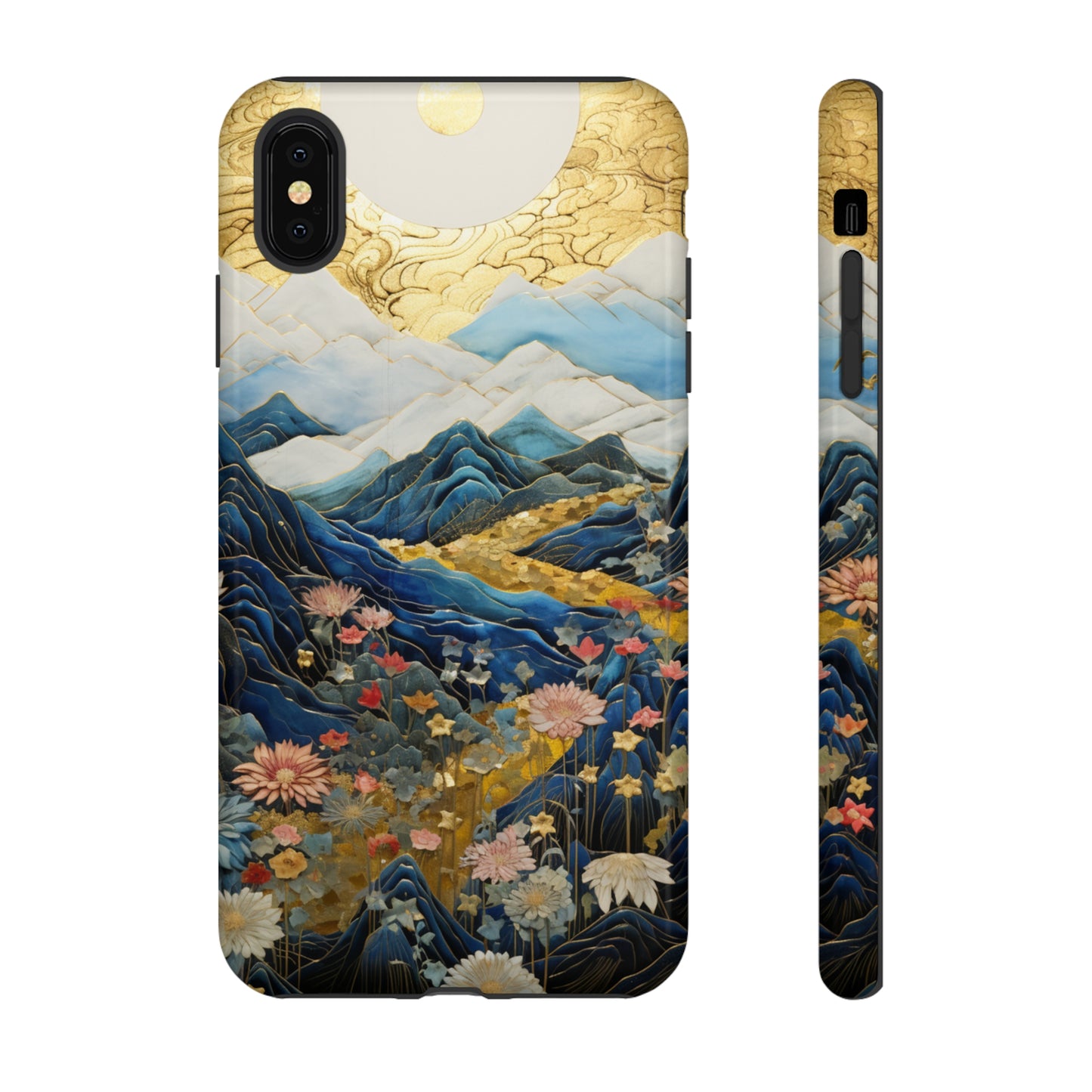 Chiyogami Floral Tough iPhone Case Japanese Boho