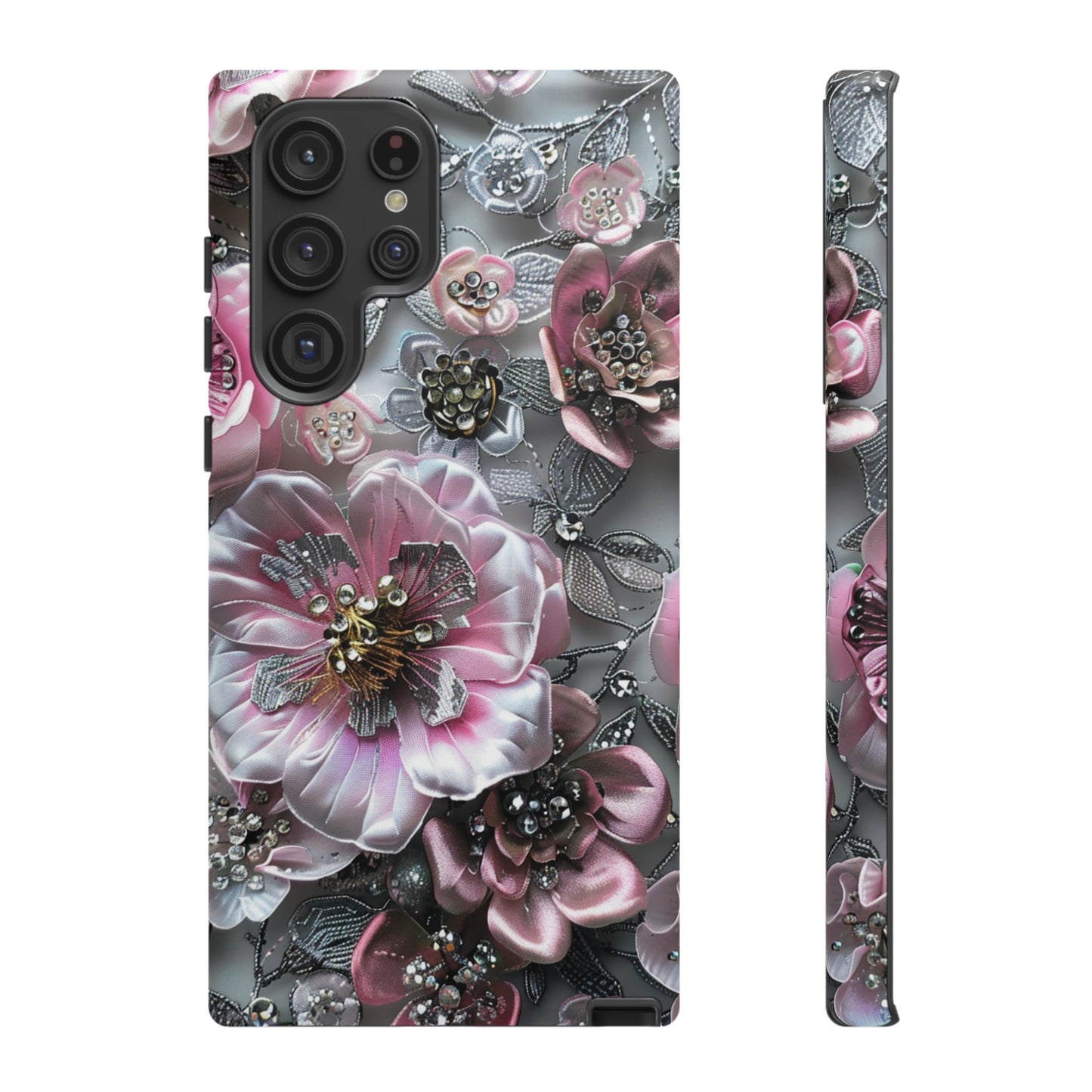 Coquette Aesthetic Floral Art iPhone 15 Case