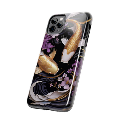 Graceful Flow: Koi Fish Inspired | Japanese Art Masterpiece iPhone Case