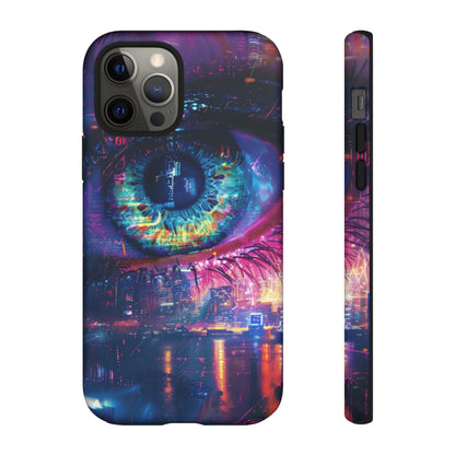 Eye of the Beholder Cyberpunk Art Phone Case