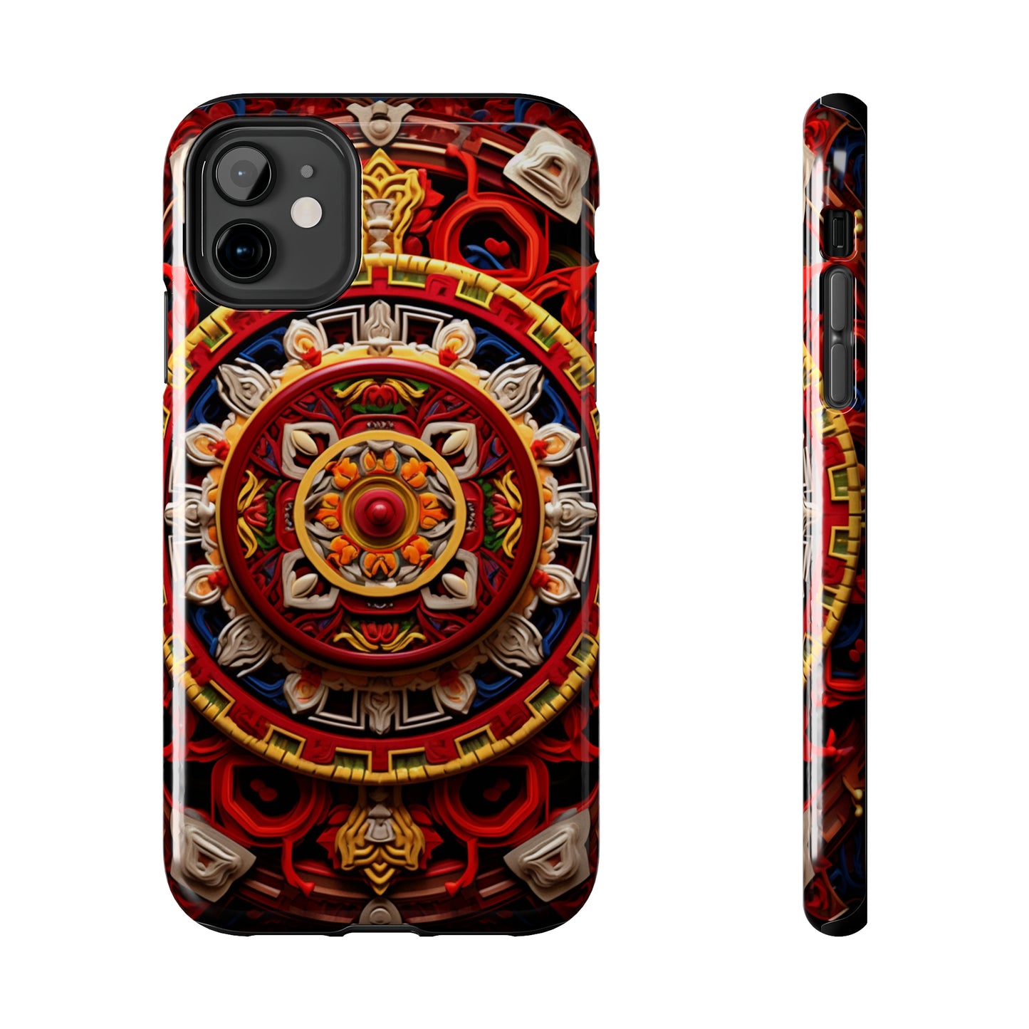 Mystical Visions: Psychedelic Tibet Mandala | Buddhist iPhone Case