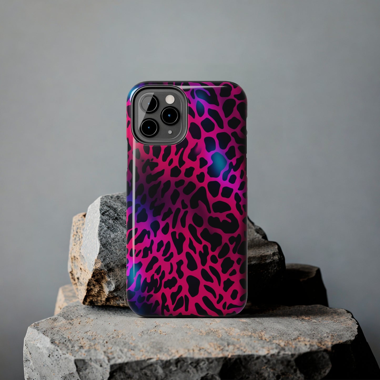 Wild Child: Trippy Leopard Spots Mystique | Dynamic iPhone Case