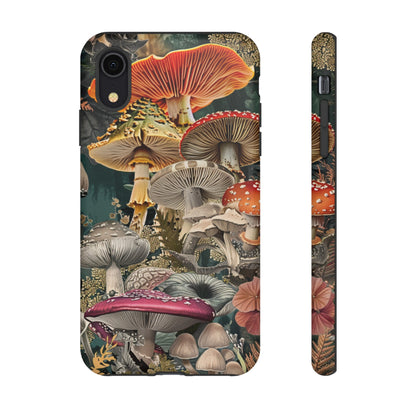 Vintage Illustration Mushroom Collage Phone Case