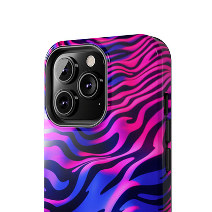 Wild Illusion: Trippy Tiger Stripes Mystique | Dynamic iPhone Case