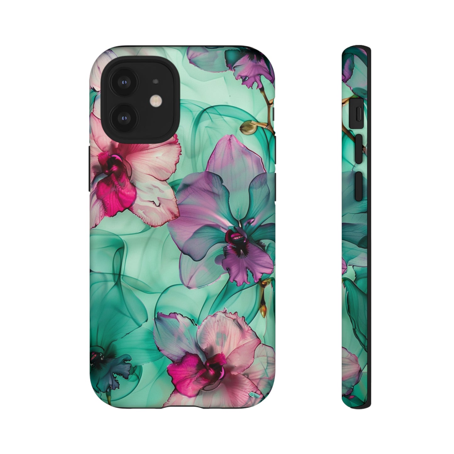 Watercolor Floral Orchids Phone Case