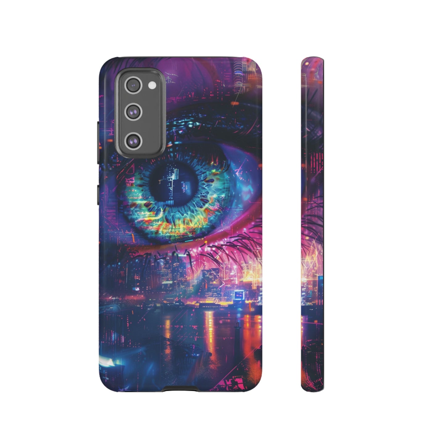 Eye of the Beholder Cyberpunk Art Phone Case