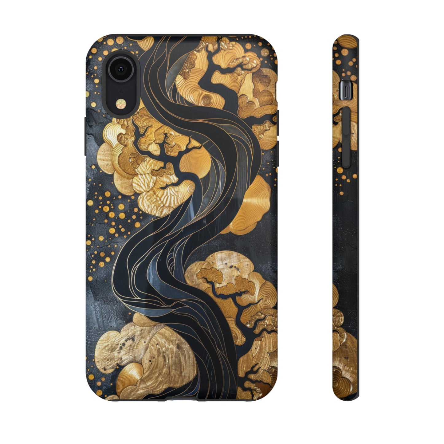 Gold and Silver Tree of Life Design Phone Case