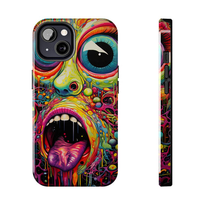 Trippy Hippie Acid Drop: Vibrant Swirls & Dazzling Colors | Tough iPhone Case