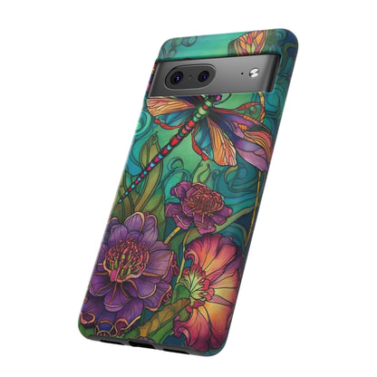 Art Nouveau Dragonfly - A Timeless Symbol of Elegance for Google Pixel, iPhone, and Samsung Cases