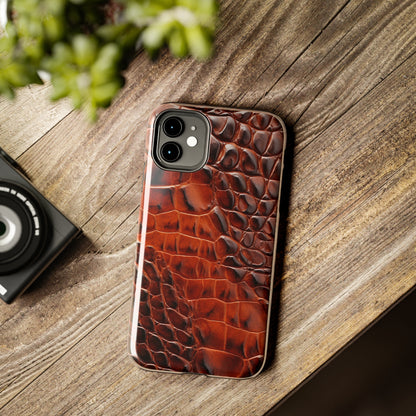 Alligator Skin Texture iPhone Case | Embrace Luxurious Style and Protection