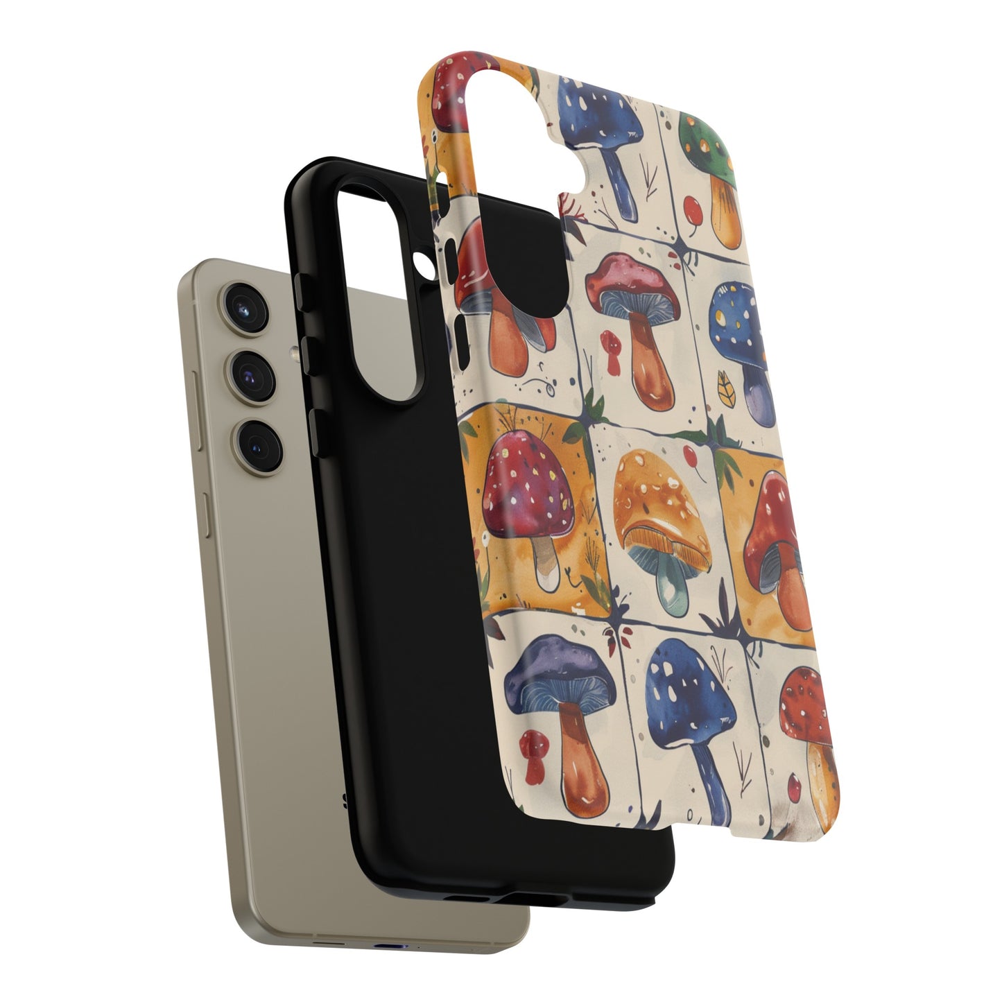 Trippy Magic Mushroom Toadstools Phone Case