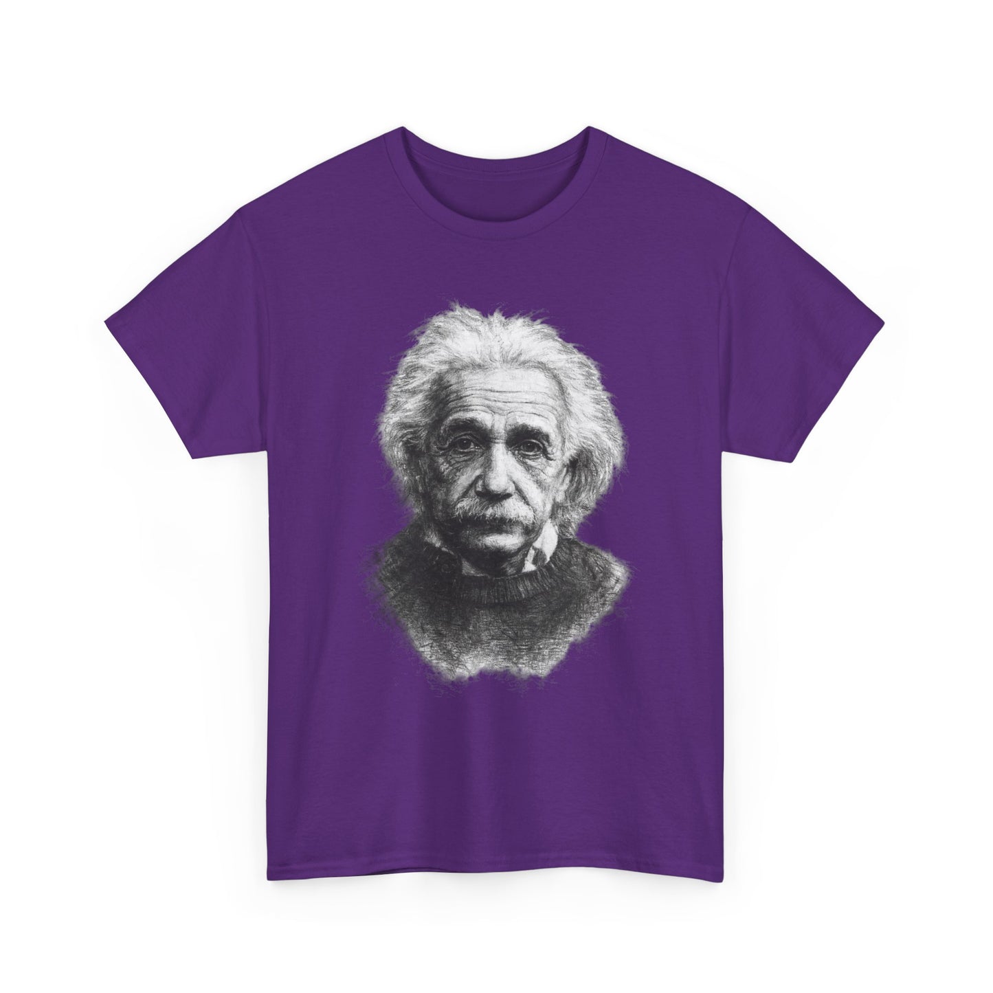 Albert Einstein Genius Physicist Retro Art T Shirt Iconic Science Graphic Tee