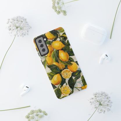 Mediterranean Lemon Italian Tile iPhone 14 Case