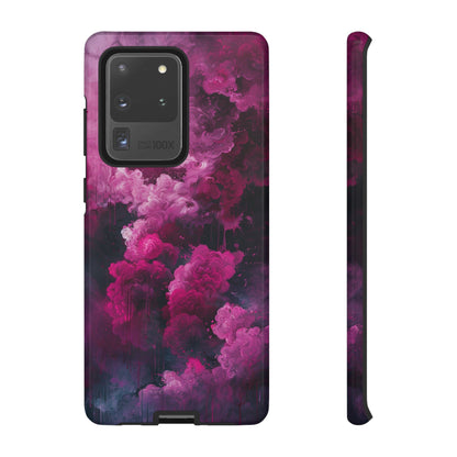 Magenta and Blue Color Explosion Phone Case