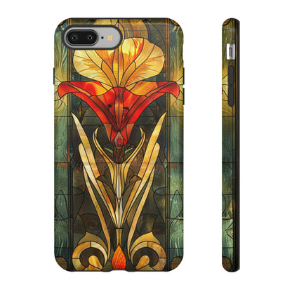 Art Deco Stained Glass floral Phone Case