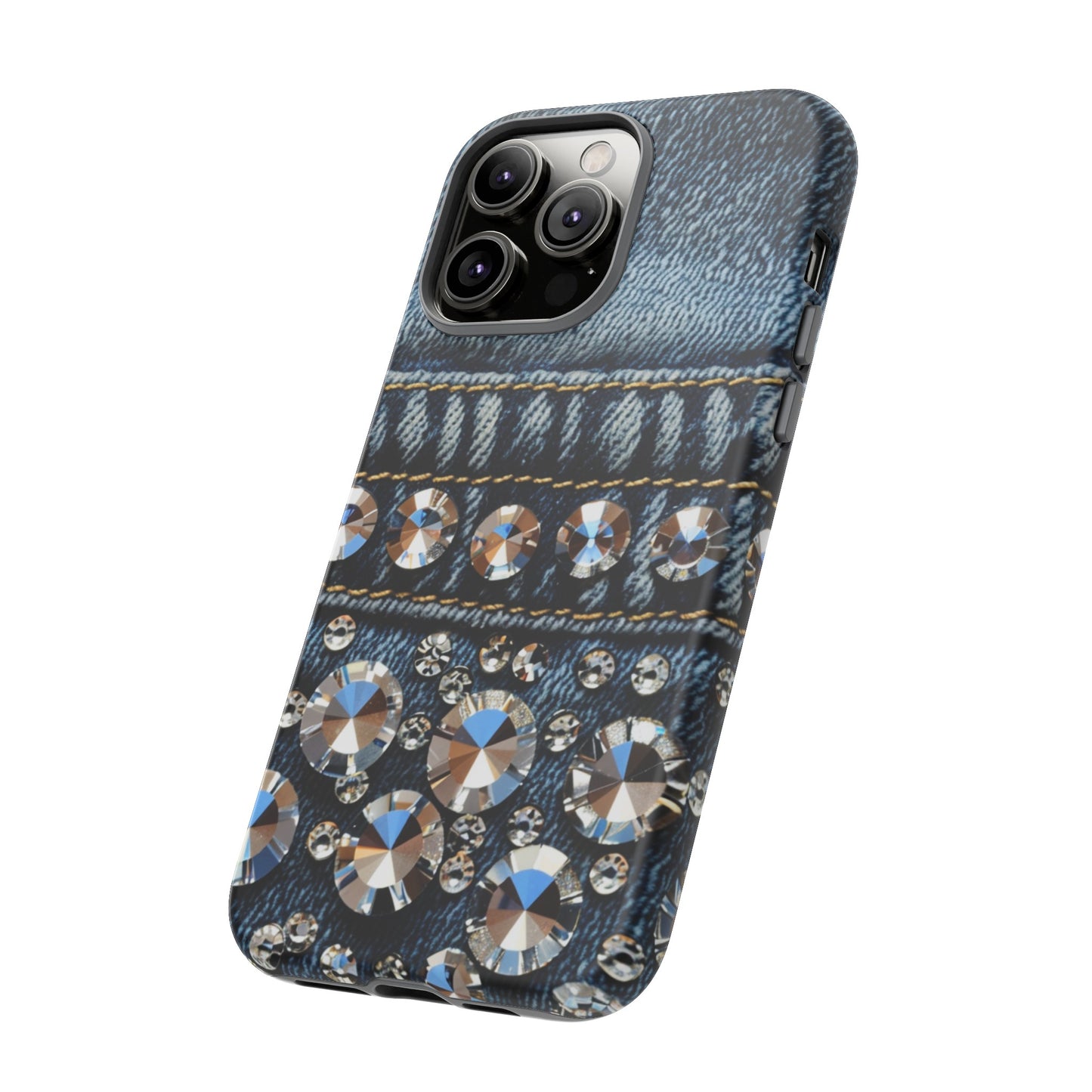 Blue Jean Queen Rhinestone Bling Phone Case