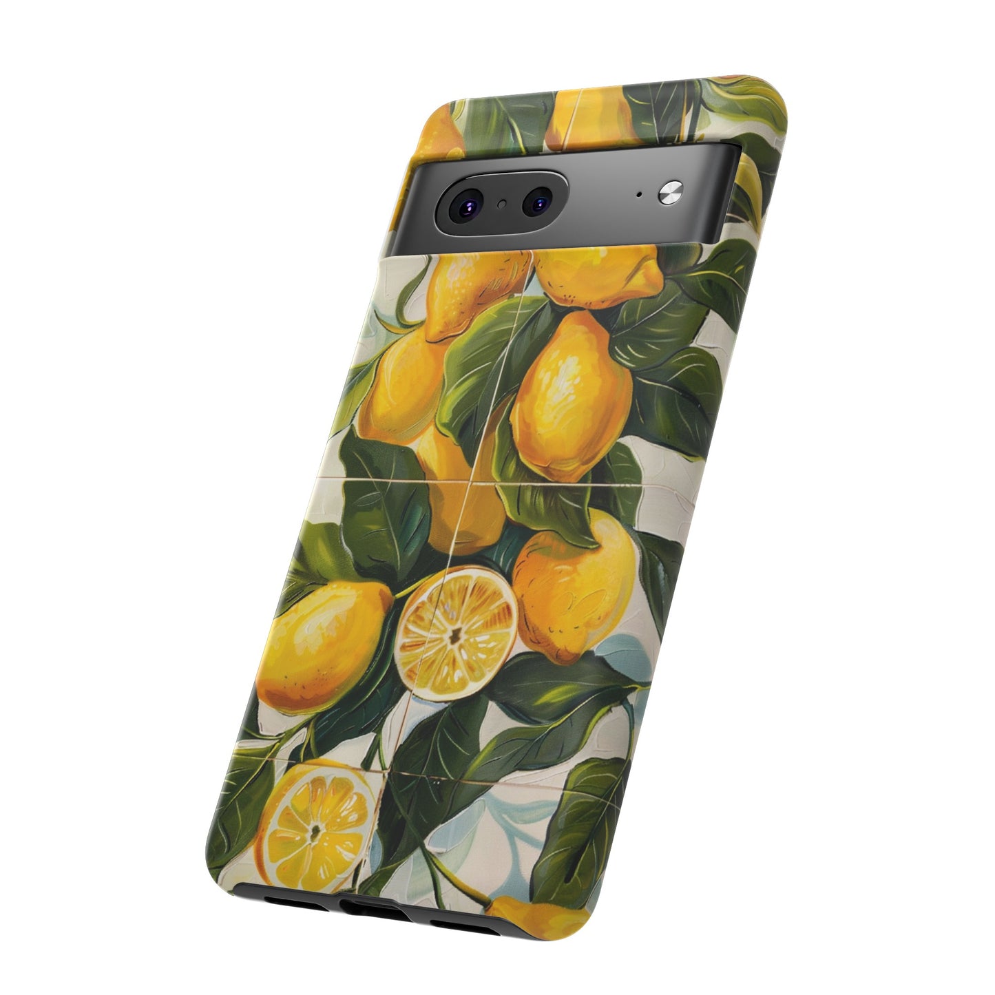 Mediterranean Lemon Italian Tile iPhone 14 Case