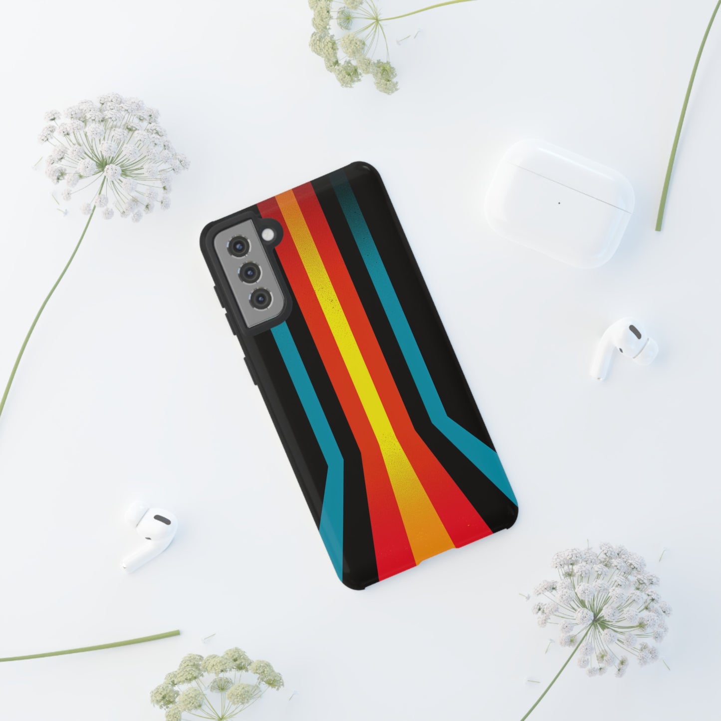 Retro Lines 1980s Flashback Phone Case