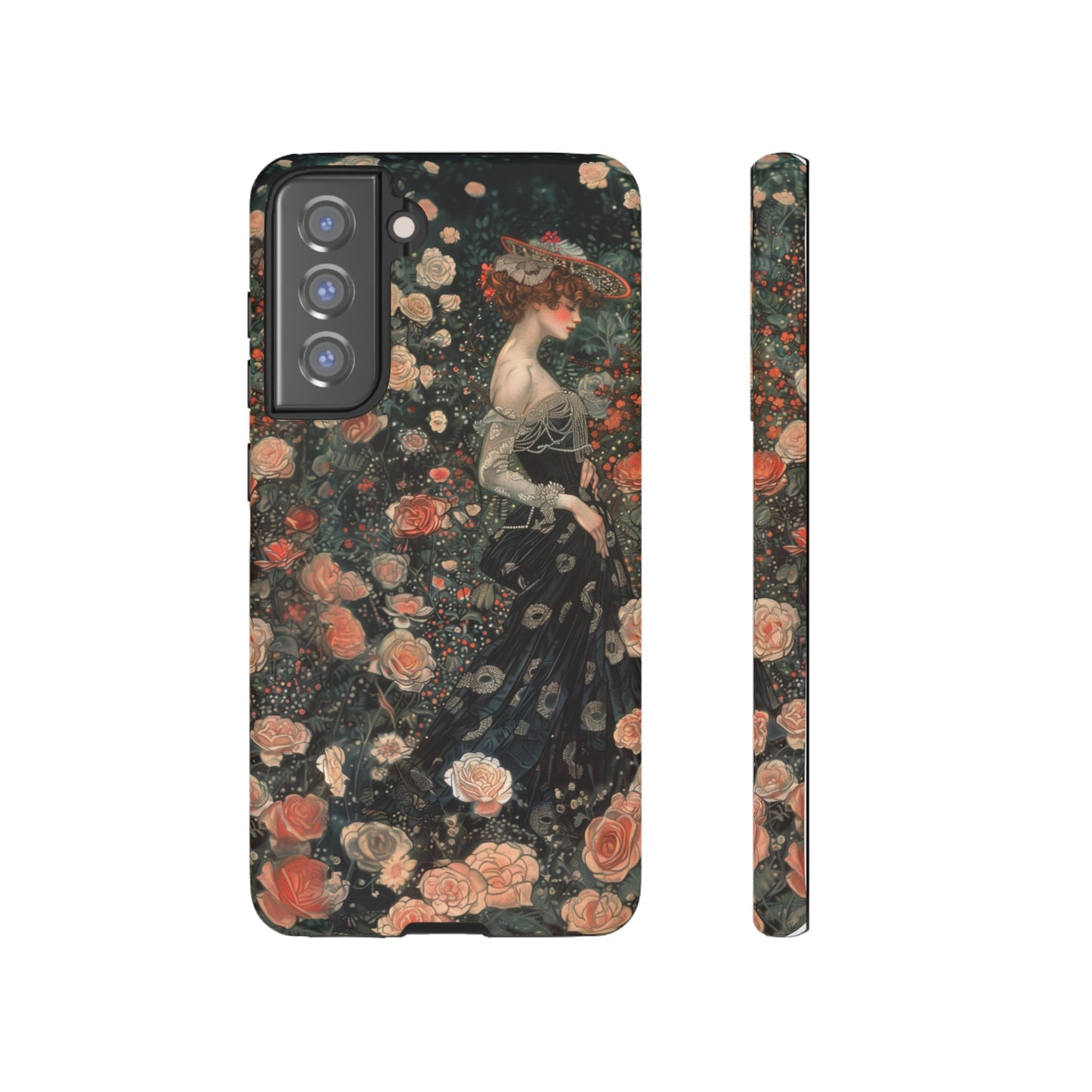 Art Nouveau French Floral Beauty Painting Phone Case