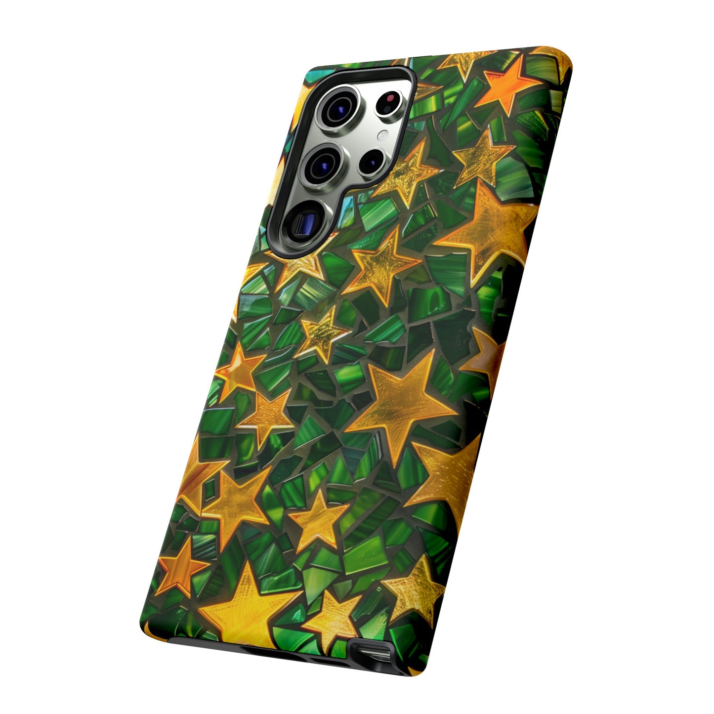 Green Celestial Stained Glass Mosaic Phone Case