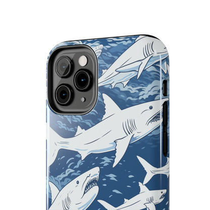 Shark Design: Dive into the Depths with an Aquatic Adventure iPhone Case