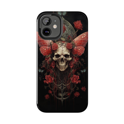 Deadhead Moth Gothic Dark Academia iPhone Case | Embrace Mysterious Elegance