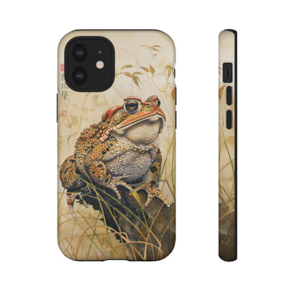 Toad on a Branch Japanese Style Art Painting Phone Case