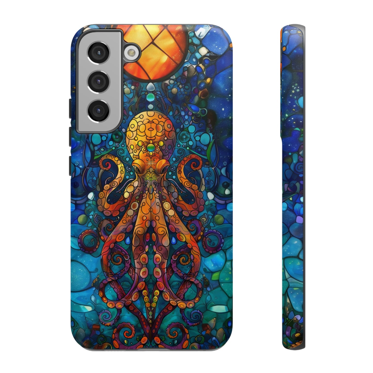 Octopus Stained Glass Undersea Magic Phone Case