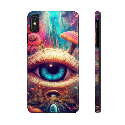 Eye of the Mushroom Psychedelic Art iPhone Case | Embrace the Trippy Enigma