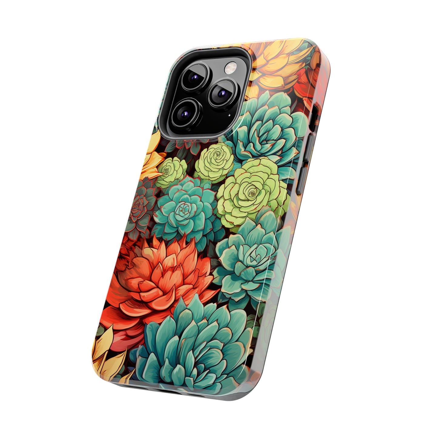 Succulent Desert Cactus Floral iPhone Case | Embrace the Beauty of Arid Elegance